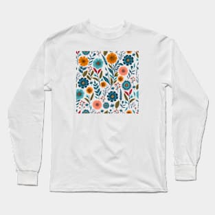 Colorful flowers Long Sleeve T-Shirt